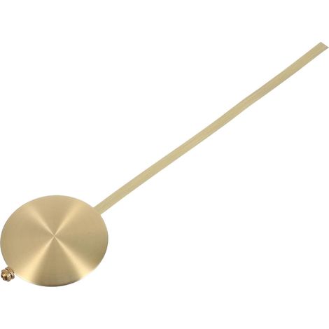 Pendule métallique de Remplacement pour Horloge Murale dorée 30 CM à Quartz Silencieux avec Accessoires mécaniques pour Salons et hôtels (1/5)
