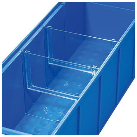 Séparateur transparent 4 pcs.Boite ProfiPlus ShelfBox Divider S (1/4)