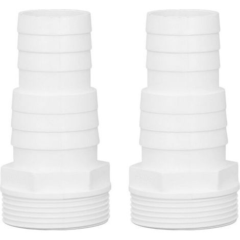 Adaptateur de Tuyau de Pompe de Filtre de Piscine, Adaptateur Tuyau Piscine de Piscine 1 ‑ 1/2 Pouce à Filetage Mâle Adaptateur de Tuyau de Filtre de Piscine (1/5)