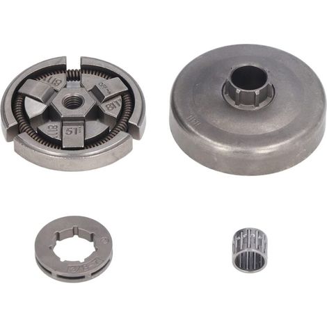 Kit Roulement Pignon Tambour Embrayage - 7 Dents - Pour Tronçonneuse - Fer - Compatible Husqvarna 55 51 50 - 1 Pièce (1/5)