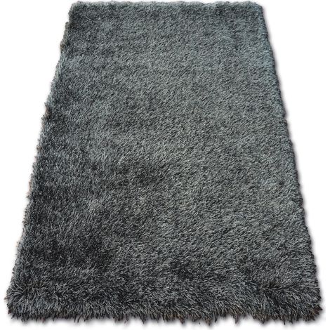 Tappeto LOVE SHAGGY disegno 93600 nero black 60x110 cm