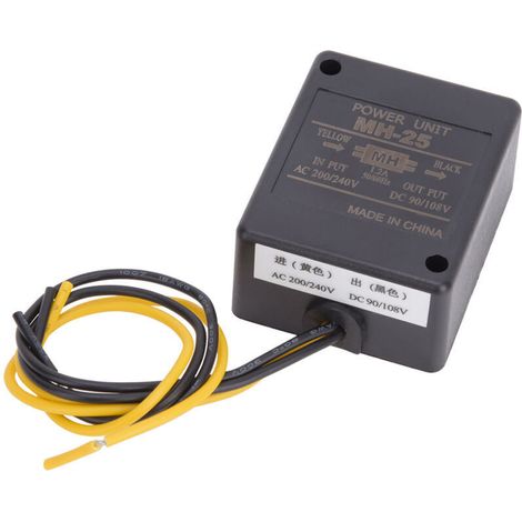 AMXCNOY MH-25 Motorbrems-Gleichrichter-Netzteil, Wechselstromeingang 200 V/240 V, Gleichstromausgang 90 V/108 V, 1,2 A, 50 Hz/60 Hz (1/3)