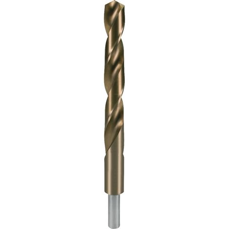 RUKO Spiralbohrer DIN 338 HSSE Co 5 Typ N mit abgesetztem Schaft Durchmesser 16,0 mm (1/2)