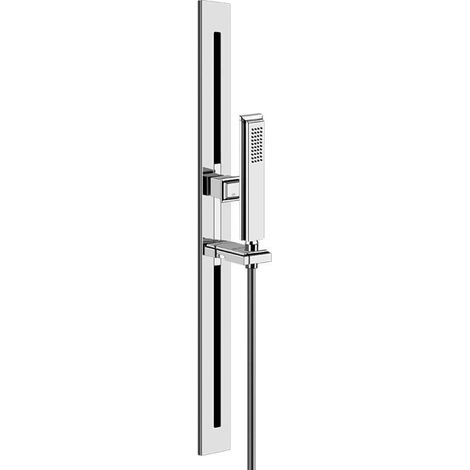 Gessi Eleganza, ensemble barre de douche, avec douchette à main