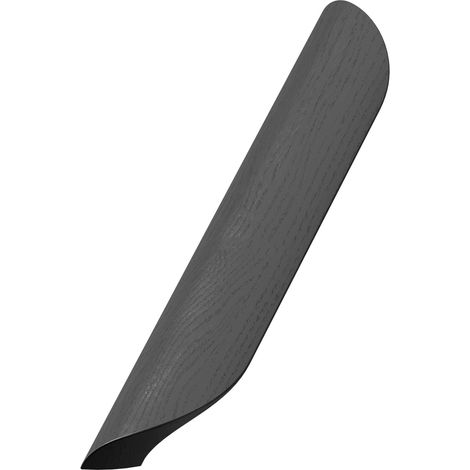 Griff Archive LA 192mm, Holzgriff robuster Möbelgriff Breite 240mm, Esche schwarz gebeizt (1/3)