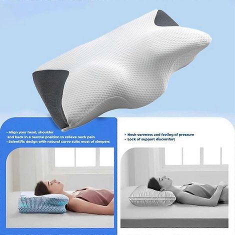 Oreiller anti-ronflement avancé - Oreiller cervical pour le cou et les épaules (1/5)