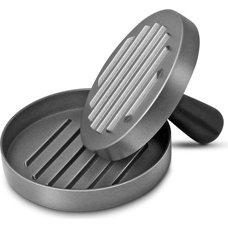 Presse Hamburger Antiadhésive Hamburger Moule à Viand Presse Hamburger en Aluminium Presses à Hamburger Moule Hamburger Moule de Pâté pour Barbecue (1/4)