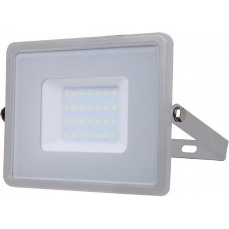 Foco LED V-TAC SMD con chip Samsung de 30 W, color gris, blanco frío, IP65