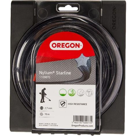 Hilo corte di谩metro 2.7mmx70m Nylium Starline OREGON 110987E