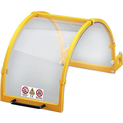 Drehmaschinenschutz mit 600 mm Lexan-Schutzschild Fervi t600