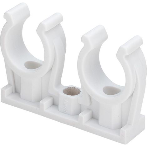 Viega Rohr-Clip 101794 8 mm, Kunststoff, doppelt (1/2)