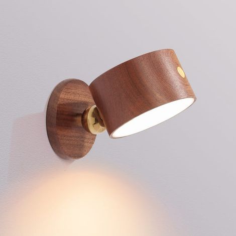 Magnetische Wandleuchte, kabellose LED-Wandleseleuchte, USB-aufladbare Lampe, dimmbares Nachtlicht (1/5)