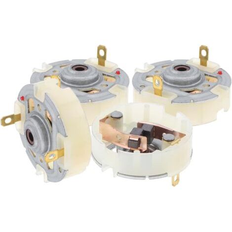 12Pièces RS550 Porte-balai de Charbon de Moteur à Courant Continu pour Perceuse Électrique/Tournevis Électrique avec Brosse en Cuivre