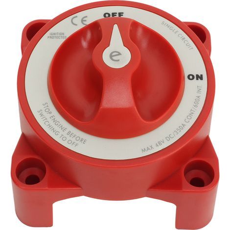 Battery Disconnect Switch, 350 A 48 V, 2-Speed Battery Main Current Cut-Off Switch, Disconnect Isolator Cut-Off Switch. (1/5)