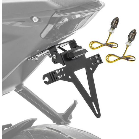 Set Supporto per Targa + 4x Indicatori di Direzione LED Zaddox KH2