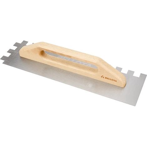 Peigne en acier denture carré 20 x 20mm en bois 48cm BELLOTA