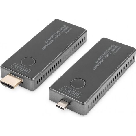 Assmann DIGITUS 4K Wireless AV Extender Set, 30 m USB-C