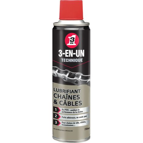 3-in-1 Transparenter Schmierstoff 250 ml für Fahrräder