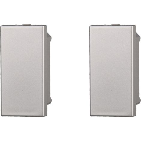 Falso polo compatibile Bticino Axolute colore tech confezione 2pcs Ettroit AG0100 (1/2)