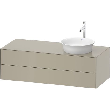 Duravit White Tulip, meuble sous-lavabo suspendu, largeur 1300 x (1/2)