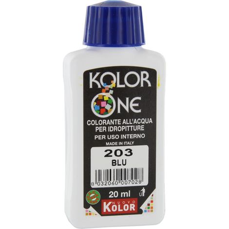 COLORANTE KOLOR ONE ML.20 N.203 BLU. Prezzo per 1 pezzo. (1/2)