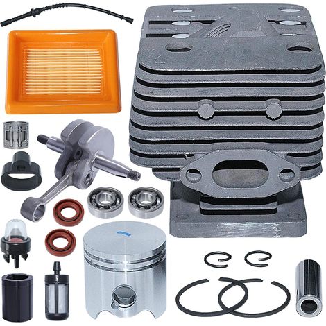 Kit de cylindre, vilebrequin et piston 35 mm pour Stihl FS120 FS200 FS250 Filtre à air et à carburant, Cylindre, Piston, Axe, Segment, Circlips, Vilebrequin, Filtre à air, Filtre à carburant, Poire d' (1/5)