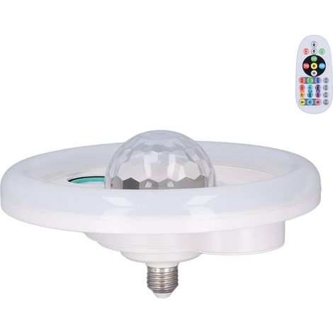 Lampe musicale LED Bluetooth avec double haut-parleur sans fil 36 W E27 RGB à changement de couleur et télécommande 86-265 V (1/5)