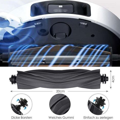 Accessoires Dreame X40 Ultra Complete/L40 Ultra 21pcs - Pièces de rechange robot aspirateur - 1 brosse principale + accessoires complémentaires - Nettoyage performant - Propriétaires de Dreame (1/4)