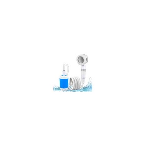 5000 MAh Douche de Camping Portable – Pompe de Douche électrique avec Batterie Rechargeable , Pompe à Eau pour Randonnée, Lavage de Voiture, Bain