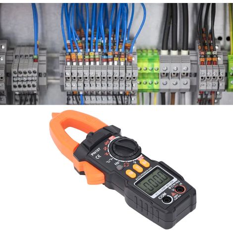 ANENG PN107 Stromzange, CAT II 600 V, 4000 A Digitalmultimeter, AC/DC-Spannungs- und Stromprüfer, Widerstand, Kapazität, Dioden – Berührungslose Spannungserkennung für Elektriker (1/5)