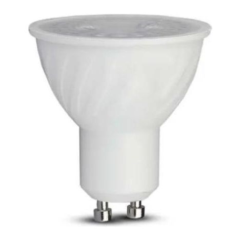 LED FARETTO SAMSUNG CHIP GU10 6W   RIPPLE PLASTICA 38   DIMMERABILE 3000K                                - Luce CALDA (1/5)
