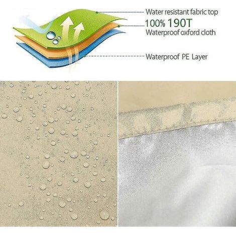 Housse de protection solaire pour enrouleur de piscine, imperméable, pour piscine (1/4)