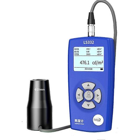 Spectromètre de luminancemètre d'écran Linshang LS332 pour tests de luminosité, de scintillement, de fréquence, de température de couleur corrélée et d'IRC des lampes d'écran (1/5)