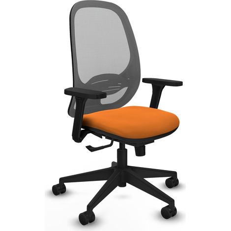 Chaise de bureau piqueras y crespo Cilanco gris maille (1/2)
