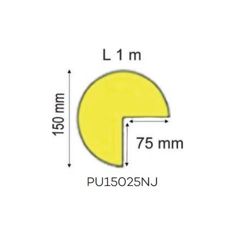 Eckenschutz PU 15025 NJ, 150x75mm Metallarbeiten 758136066 (1/2)