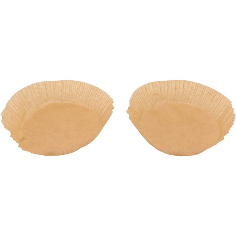 100 feuilles de papier jetables pour friteuse de 16 cm (6,3 pouces), résistantes à l'huile, à l'eau et à la chaleur. (1/5)