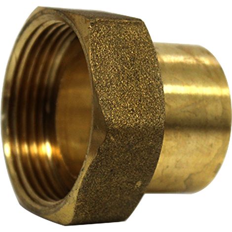Raccord droit 2 pièces 359 GCU femelle 1"1/4(33/42) - Tube Cuivre Ø32 (1/4)