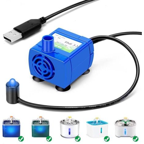 Cat Water Fountain Pump, Motor Compatible with Cat DR-DC160 Water Fountain Pump (Water Pump) (1/4)