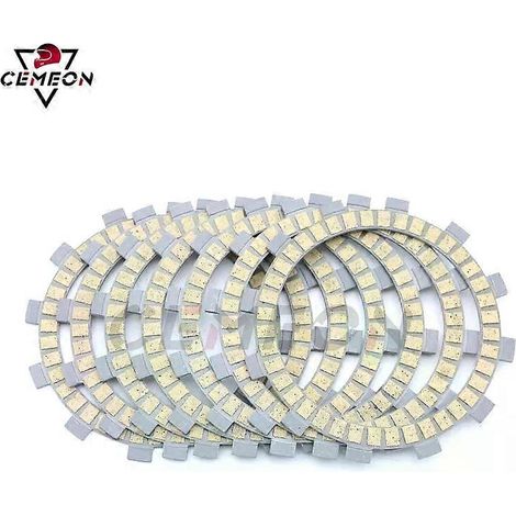Kit de disque d'embrayage à friction pour moto Kawasaki KDX 125, KDX 200, KL 250 Super Sherpa, KLX250S, KLX 250, KLX 300 et KLX250. (1/4)