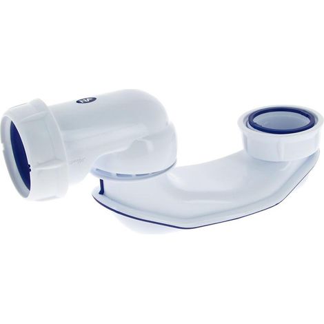 Nicoll – Siphon de baignoire 40 mm – Entrée G1"1/2 – Bi matière avec joints intégrés – Orientable à 360° – Débit 58 litres/min (1/2)
