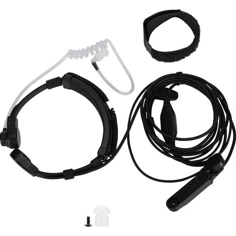 Micro-casque rétractable avec contrôle vocal pour talkie-walkie UV-9R, BF-9700, BF-A58 (1/5)