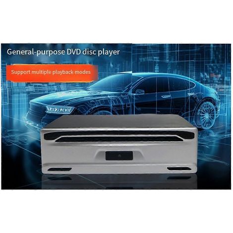 Lecteur CD externe USB pour voiture, lecteur CD portable avec connexion USB, compatible avec les lecteurs DVD de voiture. (1/4)