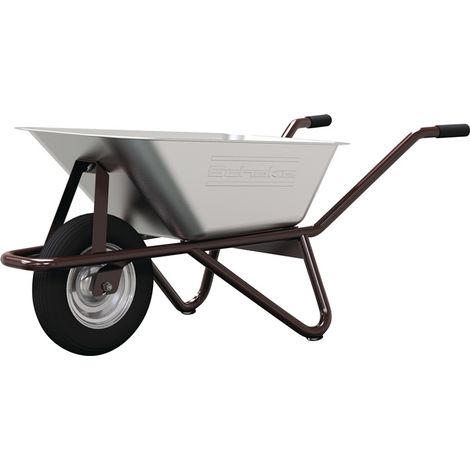 SCHAKE Schubkarre Geselle Typ 25 90 lLuftrad 19,3 kg mit Muldenstütze und Luftrad