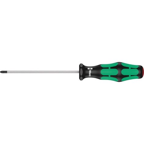 Tournevis pour vis Phillips, PH 0 x 100 mm, Noir/vert (1/2)
