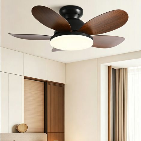 Ventilador de techo de 92 cm con luz, control remoto/control de pared, 3 temperaturas de color, 6 velocidades y temporizador. (1/5)