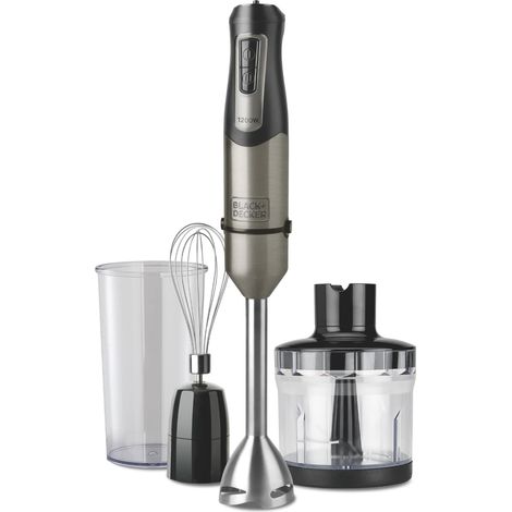 Black+Decker FRULLATORE AD IMMERSIONE BXHBA1200E 1200 W con accessori (1/3)