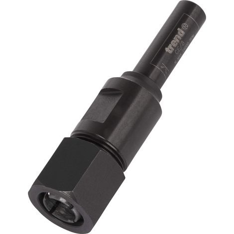 TREND Collet estensione gambo da 8 mm pinza da 8 mm, per l'uso in tavoli da router dove è disponibile una lunghezza del gambo di frese per router limitata, CE/88