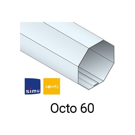 Bague Volet Roulant Moteur Simu-Somfy Ø50 - Tube Octogonal 60