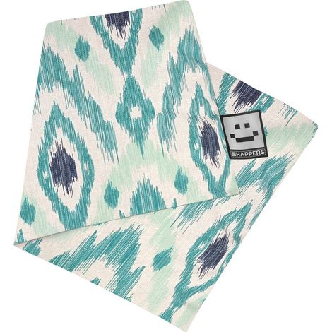 Cojín para palets de exterior Étnico Turquesa/Menta Naylim Funda Respaldo 120x45x25 Sin Relleno Verde/Gris