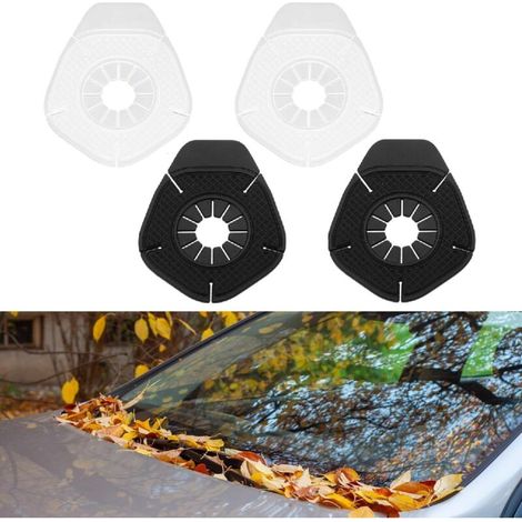 Tampon De Trou Bras Essuie-Glace,Couvertures Universelles de Trou D'Essuie-Glace,Protecteurs d'Essuie-Glace Avant de Voiture 4PC Tampon en Silicone pour la Plupart des Voitures (1/5)